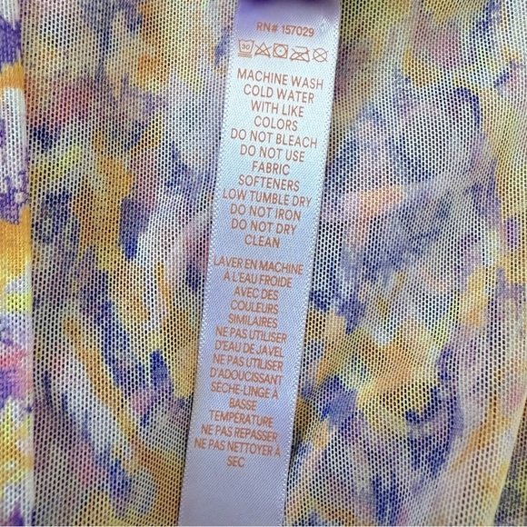 Savage X Fenty Swim Coverup Long Length Lilac Pink Size M/L - Picture 10 of 13